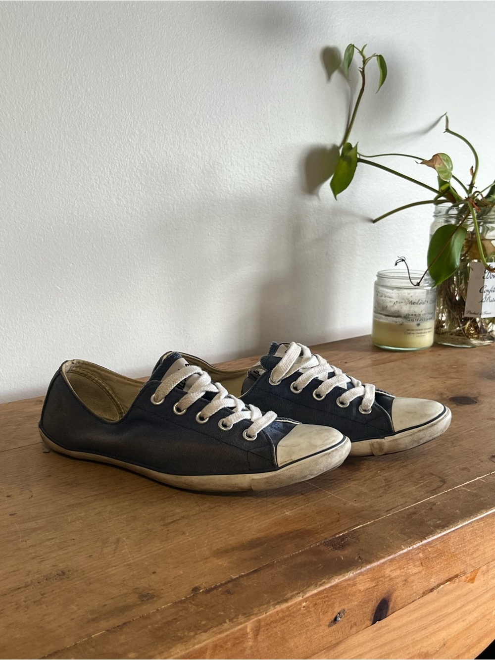 Low Converse All Star blue shoes #vintage #converse
